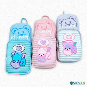 Cartuchera 2 Cierres Ositos Honey