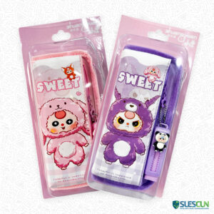 Cartuchera Monstruos Kawaii 2 Cierres