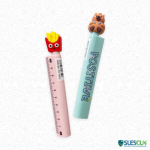 Bolígrafo Regla 10 cm Gel Kawaii
