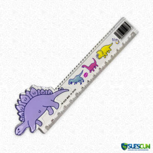 Regla Kawaii 15 cm Dinosaurios