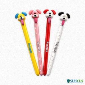 Lapicero RT Gel Negro Kawaii Perrito