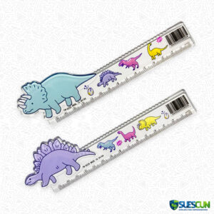 Regla Kawaii 15 cm Dinosaurios