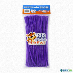 Chelín Corriente Morado x100 und
