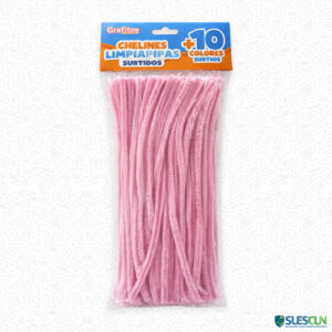 Chelín Corriente Rosado x100 und