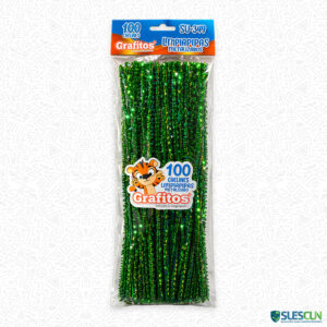 Chelín Metalizado Verde x100 und