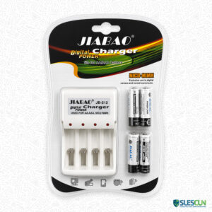 Cargador de Pilas AA +4 Pilas
