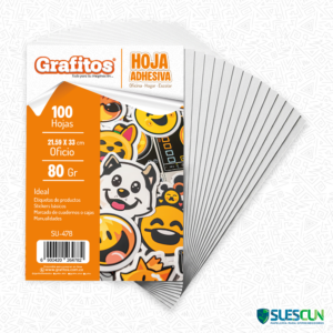 Hoja Adhesiva Grafitos Oficio