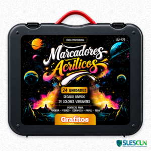 Marcadores Acrílicos Grafitos x24 Und