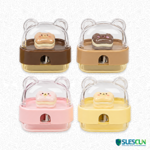 Sacapuntas Ositos Kawaii Con Dije