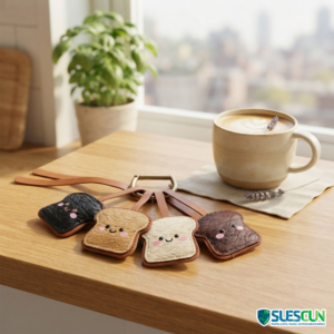 Llavero Kawaii de Pan Tajado