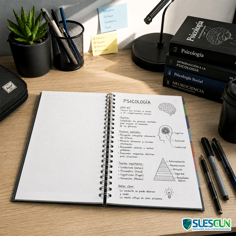 Agenda 7 Materias para Hombre Scribe