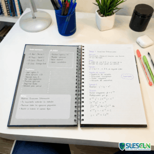 Agenda 5 Materias Masculino Scribe