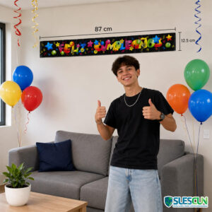 Letrero Económico Feliz Cumpleaños