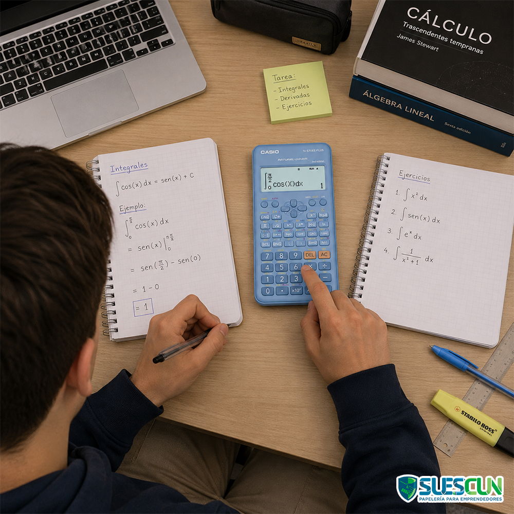 Calculadora Casio FX-570ES Plus Celeste