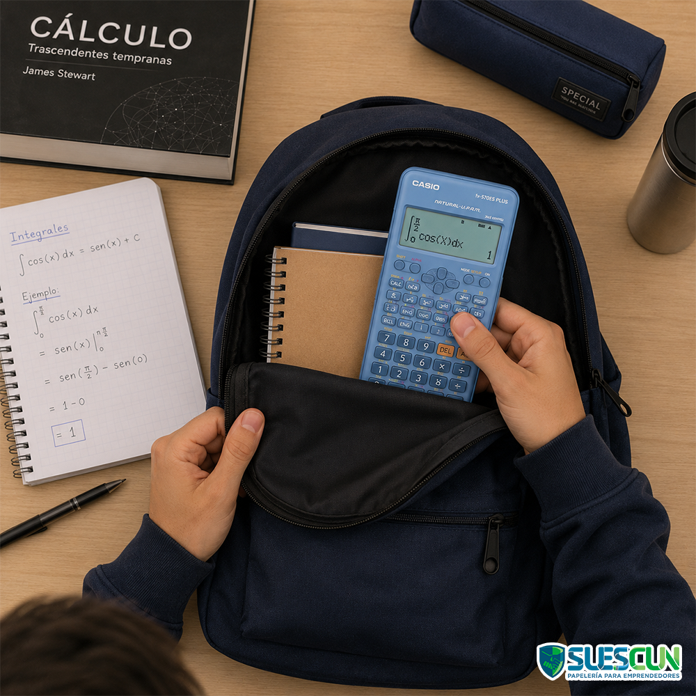 Calculadora Casio FX-570ES Plus Celeste - Imagen 4