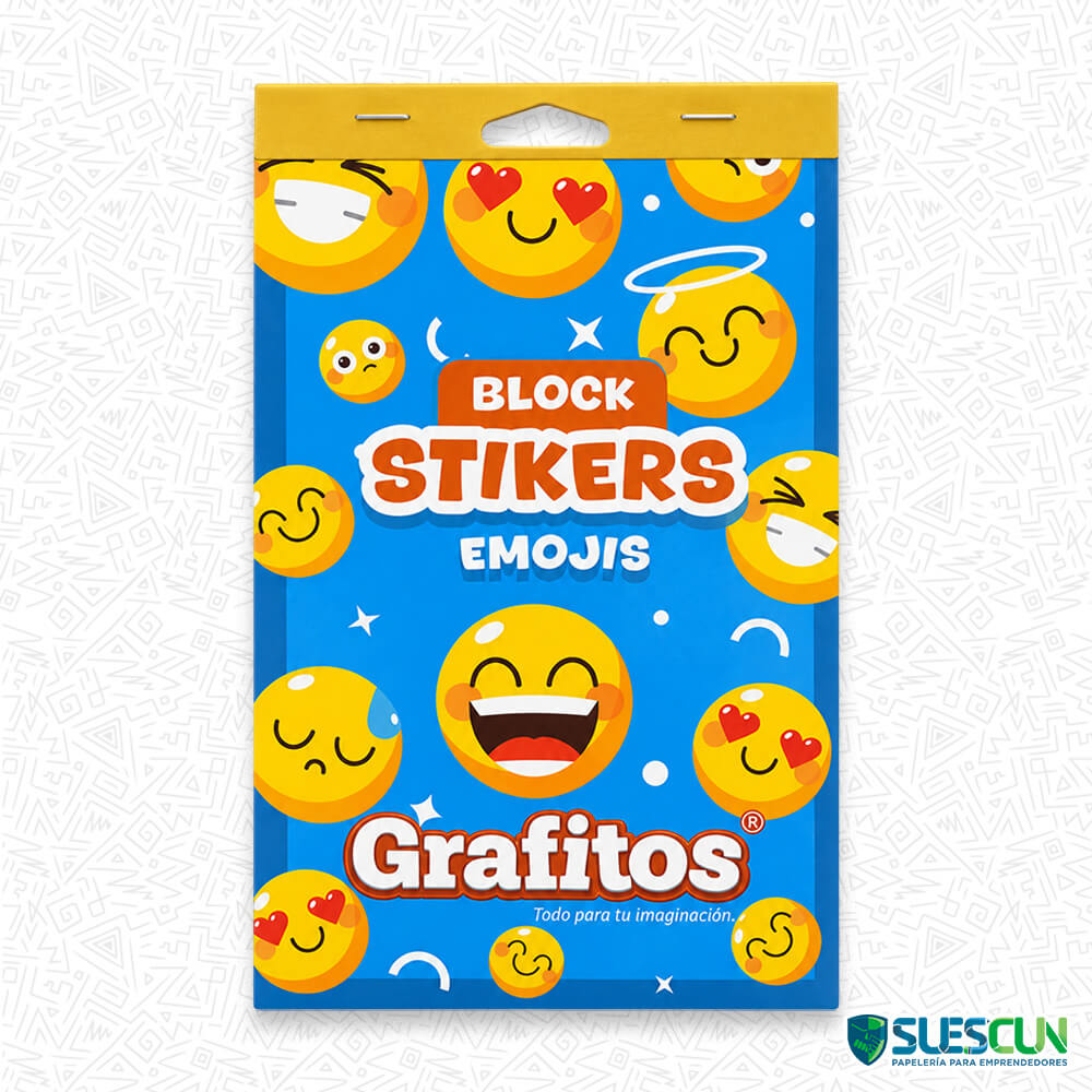 Block Stickers de Emojis Grafitos