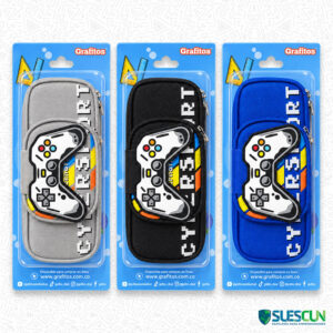 Cartuchera Sencilla Video Juegos + Bolsillo