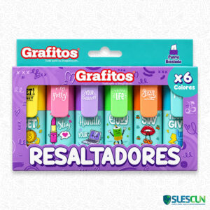 Resaltadores Grafitos Kawaii x6