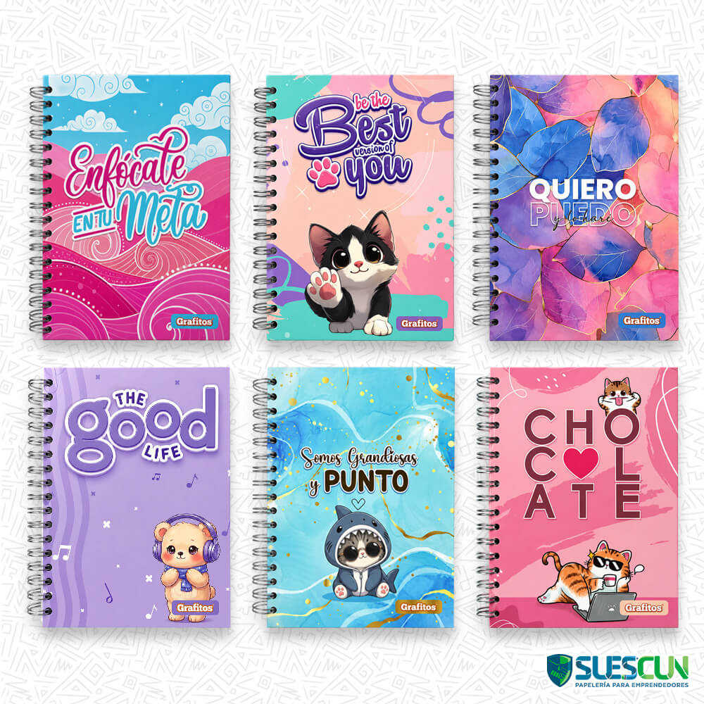 Agenda 7 Materias 95 Mujer Grafitos