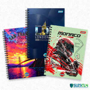Cuaderno Argollado 1 Materia Lukis Hombre