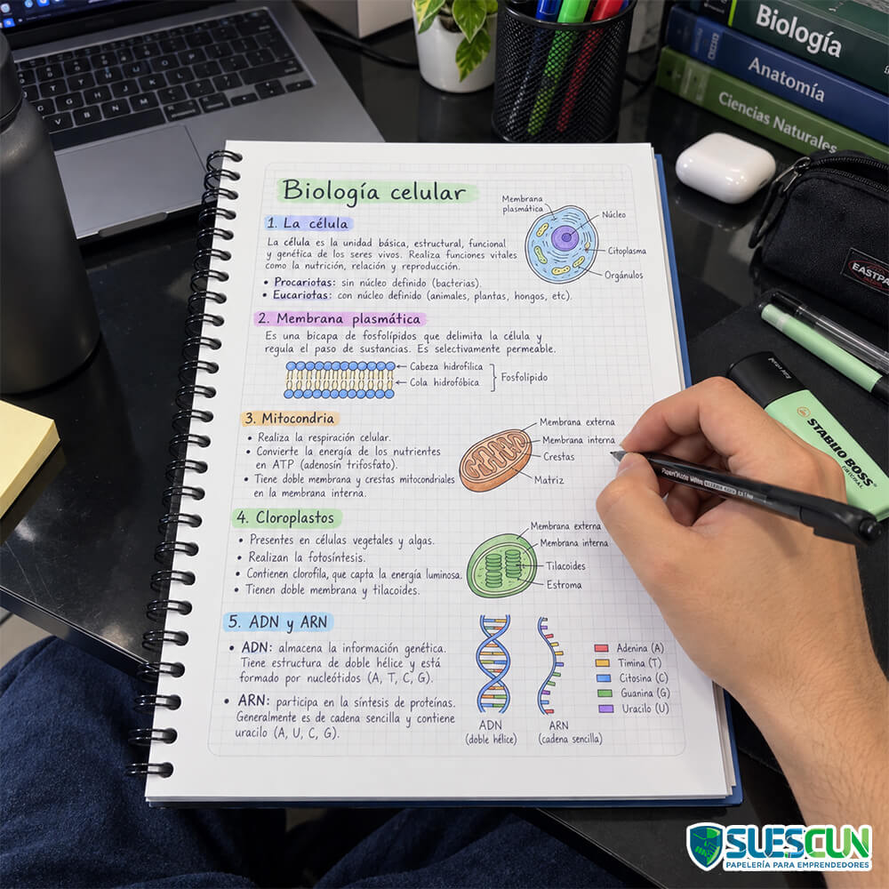Cuaderno Argollado 1 Materia Lukis Hombre