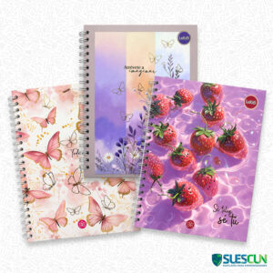 Cuaderno Argollado 1 Materia Lukis Mujer