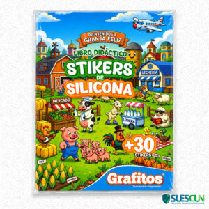 Libro con Stickers de Silicona Granja Feliz