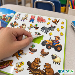 Libro con Stickers de Silicona Granja Feliz