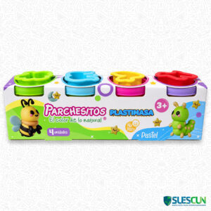 Plastimasa Parchesitos Pastel x4